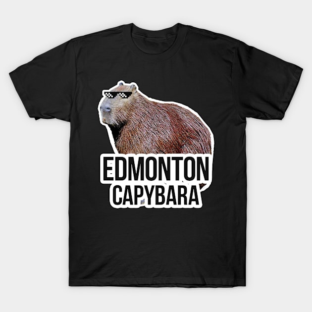 Edmonton capybara meme T-Shirt by NeedsFulfilled